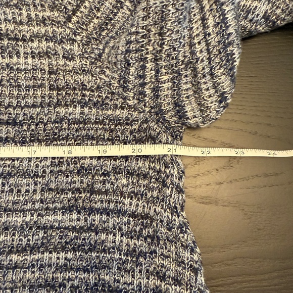 Eight Eight Eight Blue Cowl Neck Sweater Size XL - Picture 6 of 8